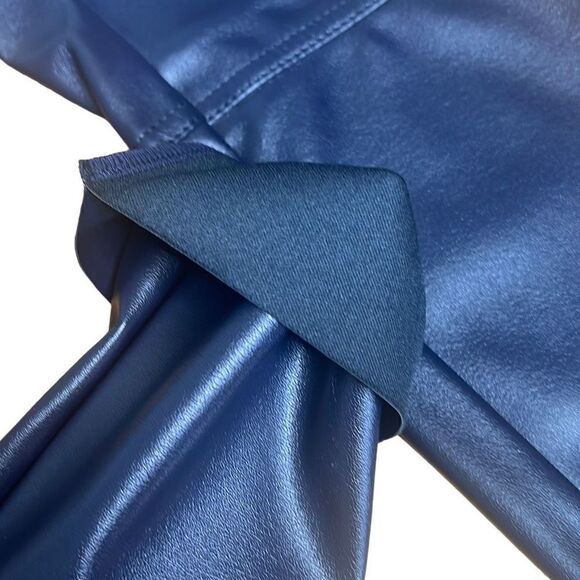 NWT Wolford Estella Faux Vegan Leggings Sz 4 - Picture 7 of 11